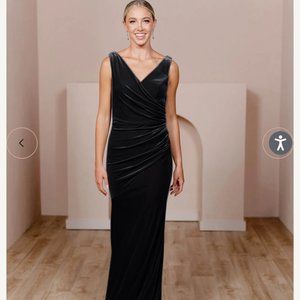 Reverly Dawson Black Velvet dress